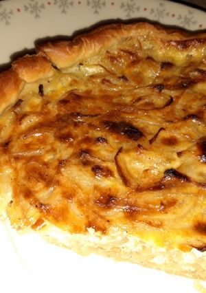 Une photo de Tarte à l'oignon rapide