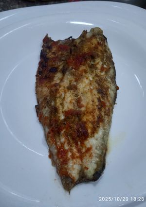 Une photo de Filet de loup de mer au four