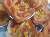Pizza roti cup