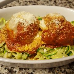 A picture of Zucchini and Meatballs.