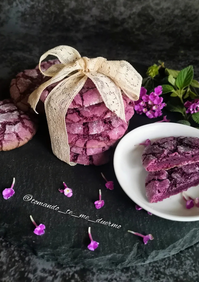 Una foto de Galletas jugosas de violeta