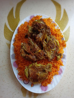 صورة لوصفة كبسه على طريقتي