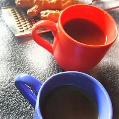 A picture of Honey Ginger Lemon Tea.