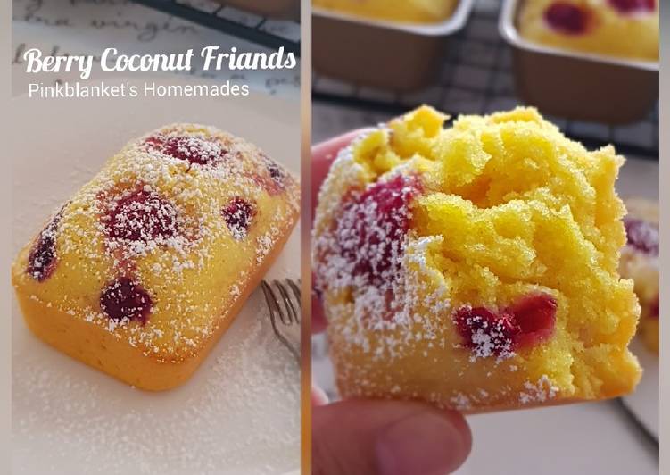 Recipe of Speedy Berry-Coconut Friands