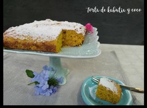Una foto de Torta de Kabutia y coco