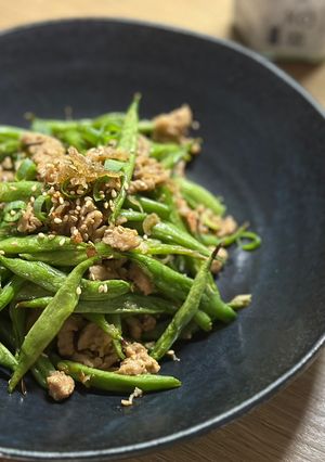 魚香煸四季豆 的食譜成品照片