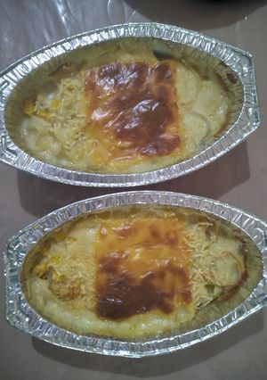 Foto resep Potato au Gratin 🥔✨ (Kentang Jagung Susu Gurih)