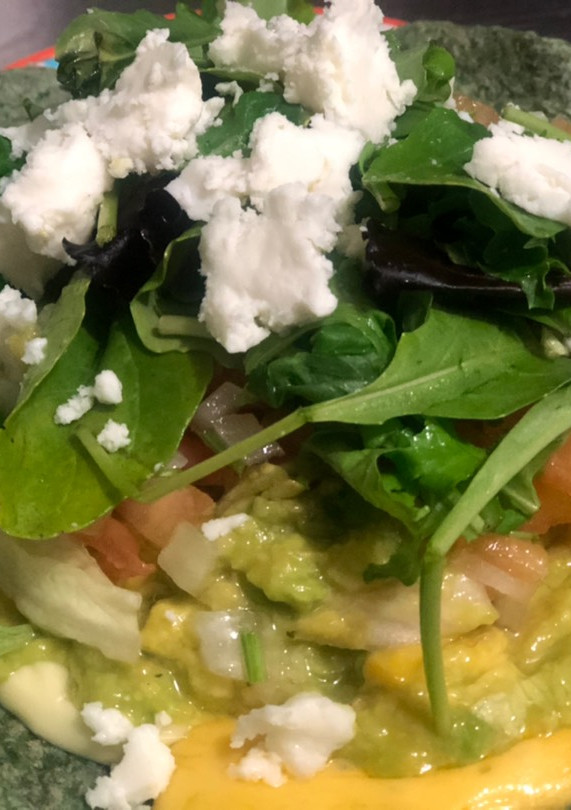 Una foto de Fajita vegetariana