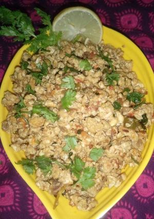 A picture of Egg bhurji.