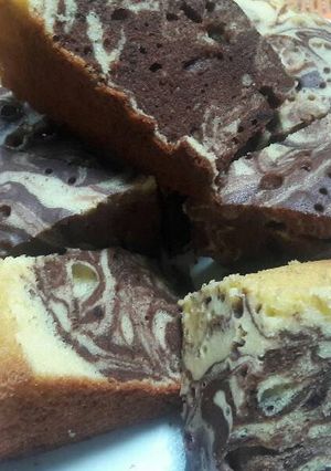Foto resep Bolu marmer hemat happy call