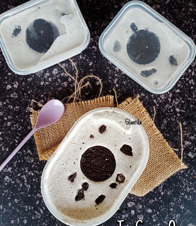 Foto resep Ice Cream Oreo