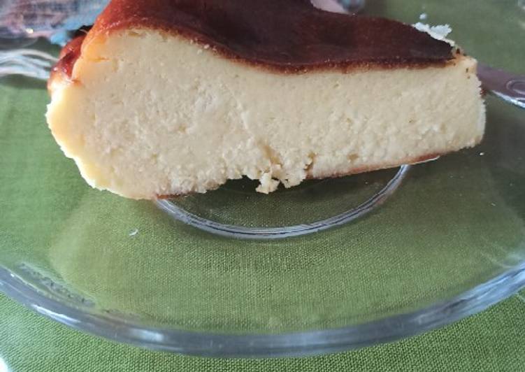 Resep Basque burnt cheese cake, Super