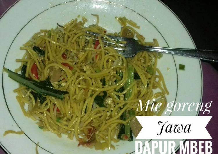 Resep Mie (Goreng) Jawa dapur mbeb yang Lezat