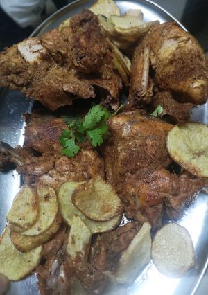 A picture of Chicken chargha.