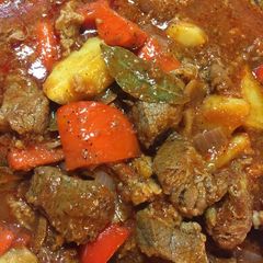 A picture of Beef Mechado.