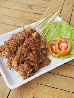 Foto resep Sate Jamur Tiram Bumbu Kacang