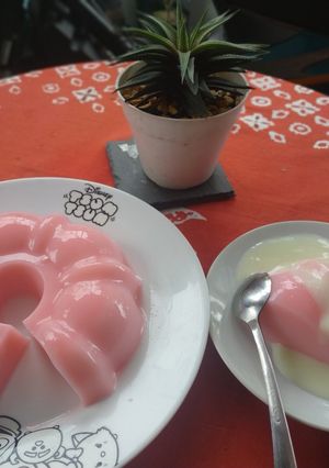 Foto resep Puding Stoberi + fla Susu
