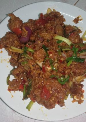 รูปของ ไก่กรอบผัดพริกเผา