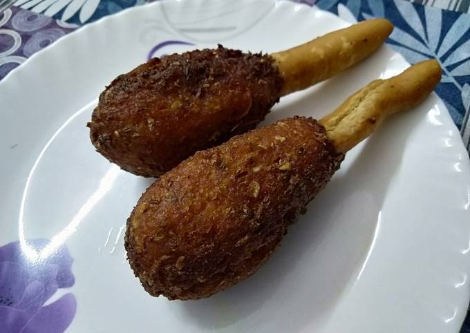 Veg lollipop with edible stick