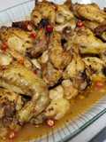 Alitas de pollo al tequila