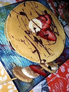 صورة لوصفة بان كيك ❤️