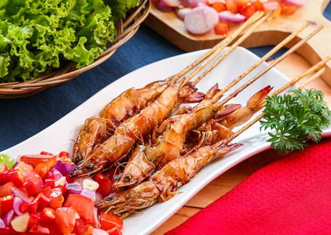 Resep Udang Bakar Bumbu Dabu-Dabu