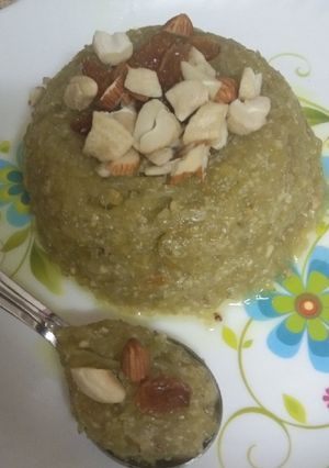 A picture of Lauki ka Halwa.