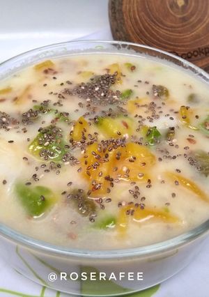 Foto resep 🌸 Es Teler sehat ala Roserafee