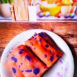 Dadar Gulung Polkadot Isi Pisang Cokelat