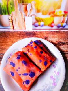 Foto resep Dadar Gulung Polkadot Isi Pisang Cokelat