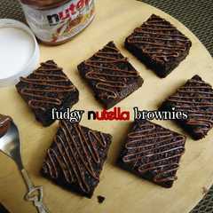 Fudgy Nutella Brownies রেসিপির প্রধান ছবি