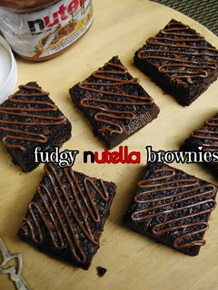 Foto resep Fudgy Nutella Brownies