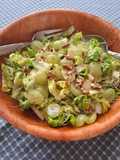 Ensalada verde con uvas y nueces