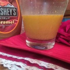 A picture of Caramel Thandai.