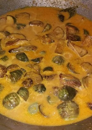 Foto resep Tongkol terong kuah pedas