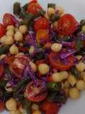 Ensalada con garbanzos