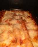Lasaña con espinaca y maíz