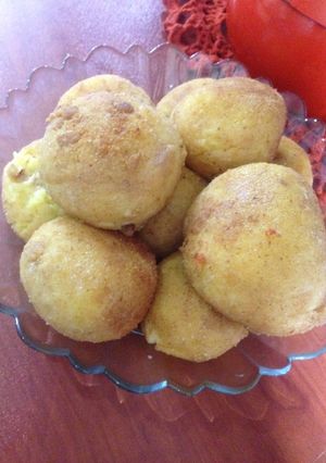 عکسی از دستور توپک سیب زمینی