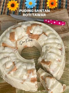 Foto resep Puding Santan Roti Tawar
