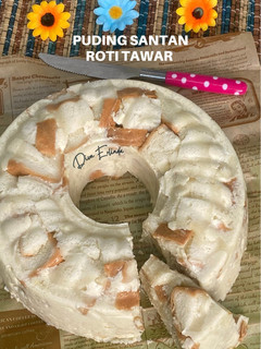 Foto resep Puding Santan Roti Tawar