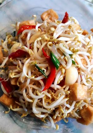 Foto resep Tumis Tauge + Tahu