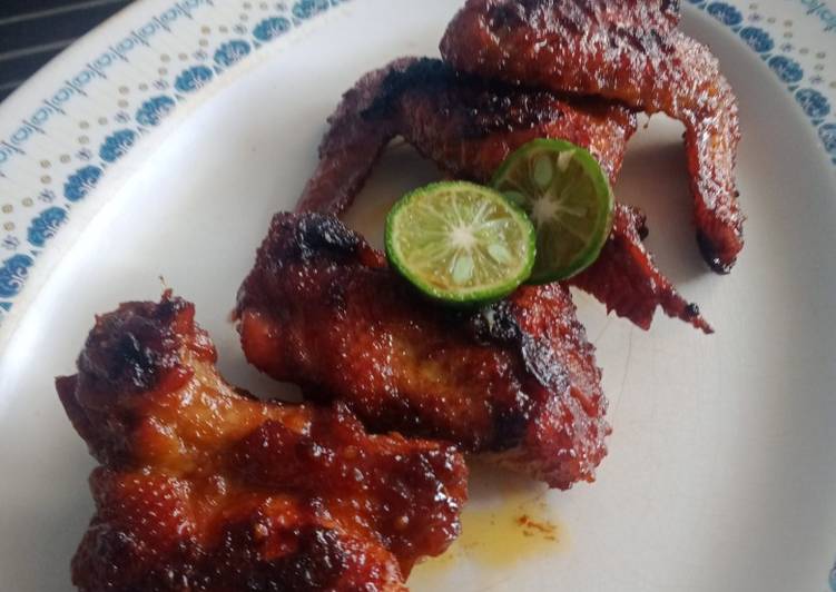 Resep Chiken wings bakar kecap yang pingin nambah