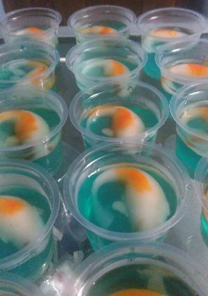 Foto resep Puding ikan koi