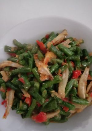 Foto resep Sayur kacang panjang ikan teri