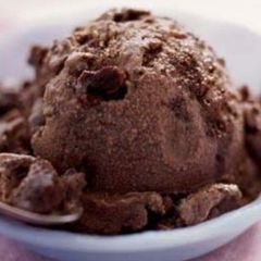 Chocolate ice cream A picture of Chocolate ice cream.