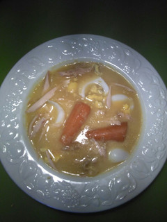 Una foto de Sopa de sémola de pollo