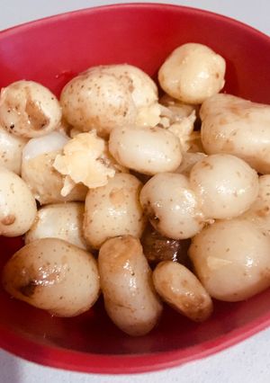 Una foto de Papitas güeras en mantequilla