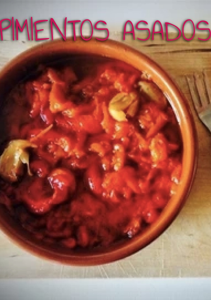 Una foto de Pimientos asados en olla lenta crockpot
