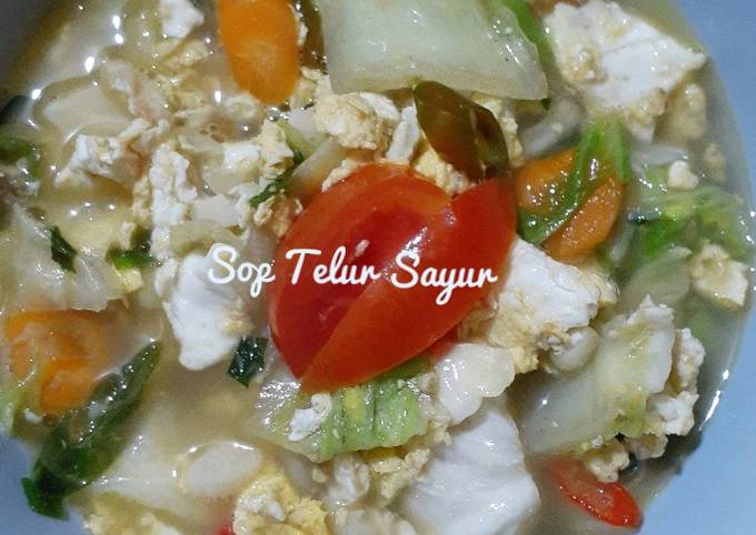 Sop Telur Sayur