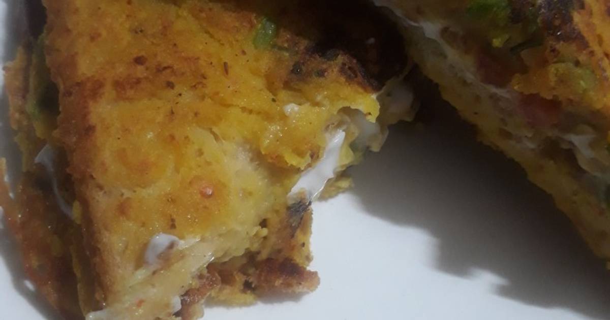 बची दाल ब्रेड सैंडविच(bachi dal bread sandwich recipe in hindi) रेसिपी